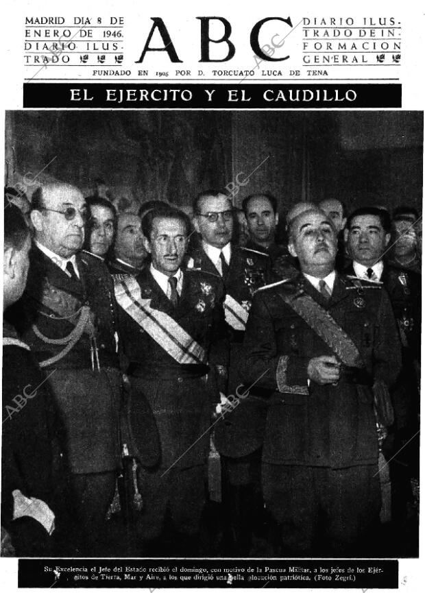ABC MADRID 08-01-1946 página 1