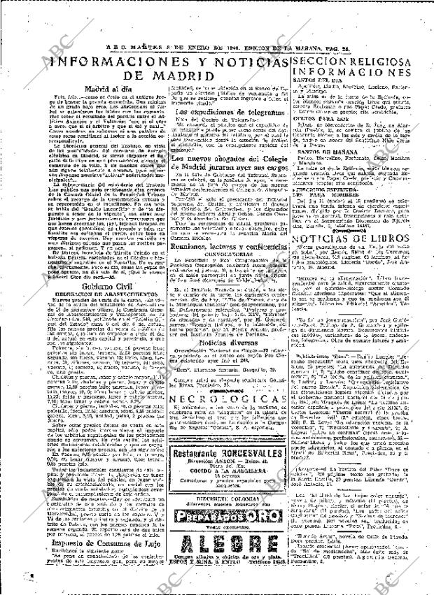 ABC MADRID 08-01-1946 página 24