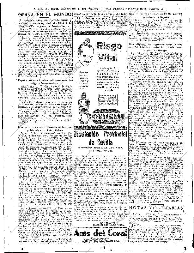 ABC SEVILLA 08-01-1946 página 16