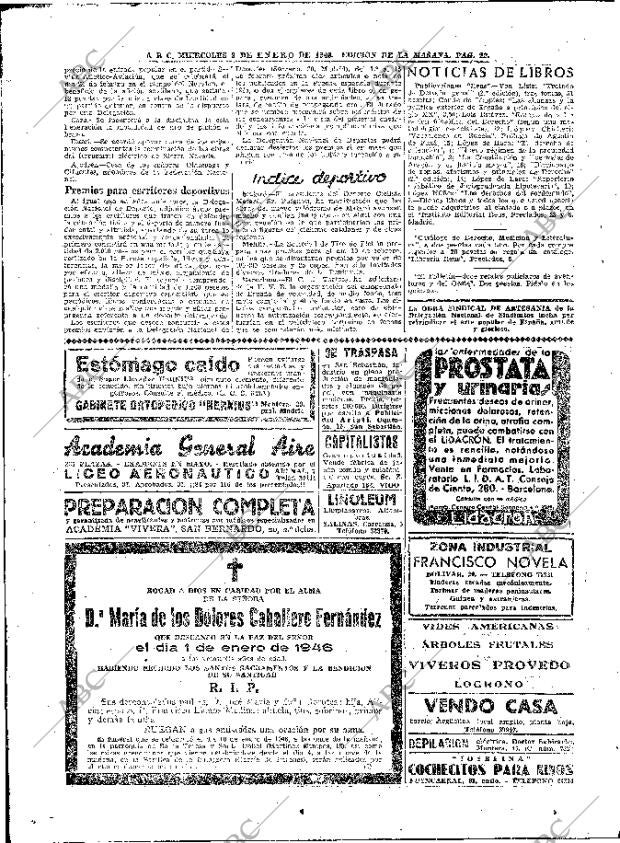 ABC MADRID 09-01-1946 página 22