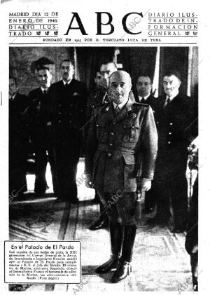 ABC MADRID 12-01-1946 página 1