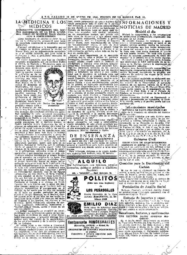 ABC MADRID 12-01-1946 página 17