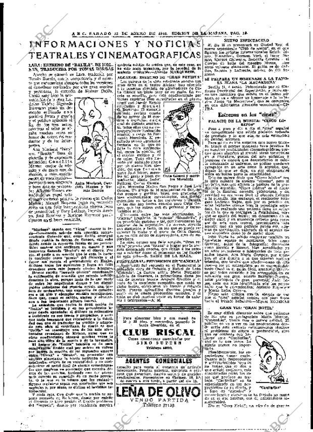 ABC MADRID 12-01-1946 página 19