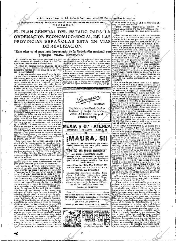 ABC MADRID 12-01-1946 página 9