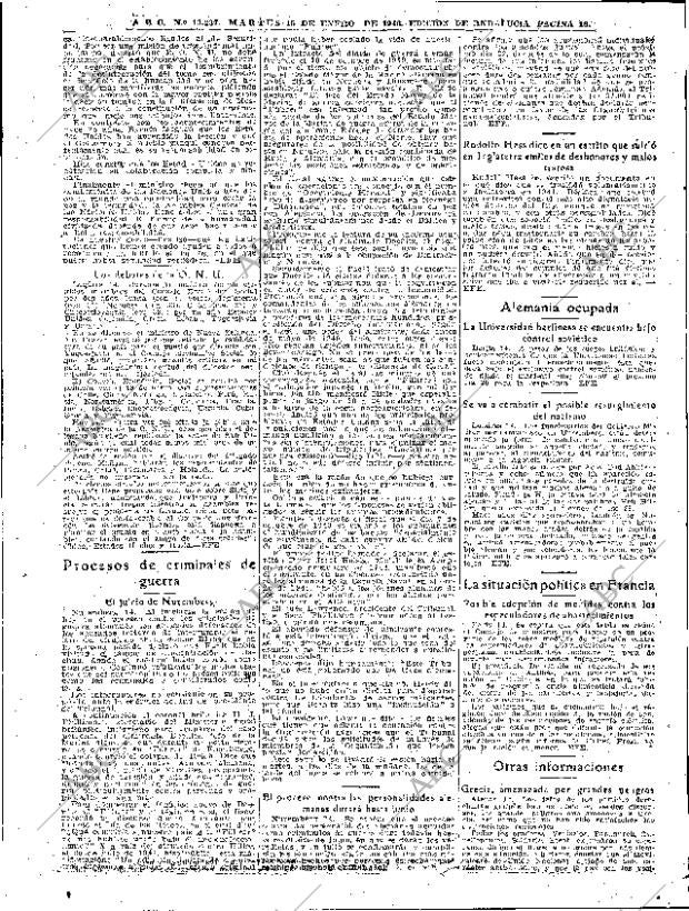 ABC SEVILLA 15-01-1946 página 18