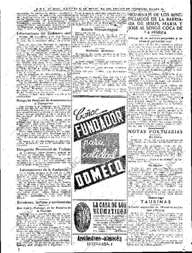 ABC SEVILLA 15-01-1946 página 24