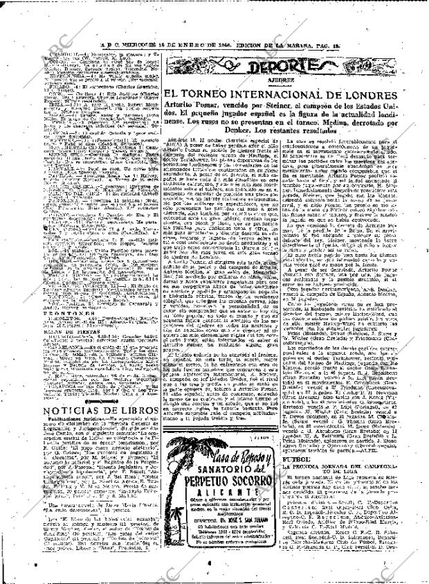 ABC MADRID 16-01-1946 página 18