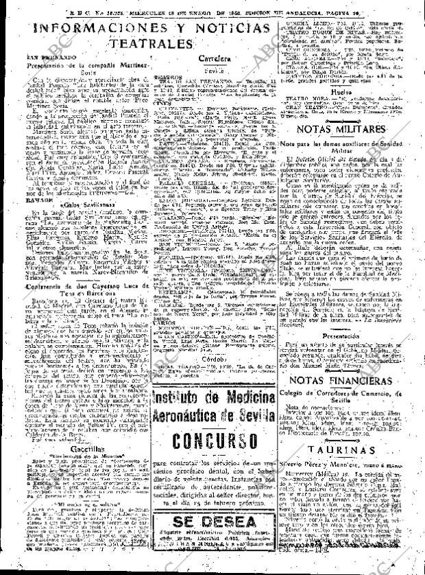 ABC SEVILLA 16-01-1946 página 19