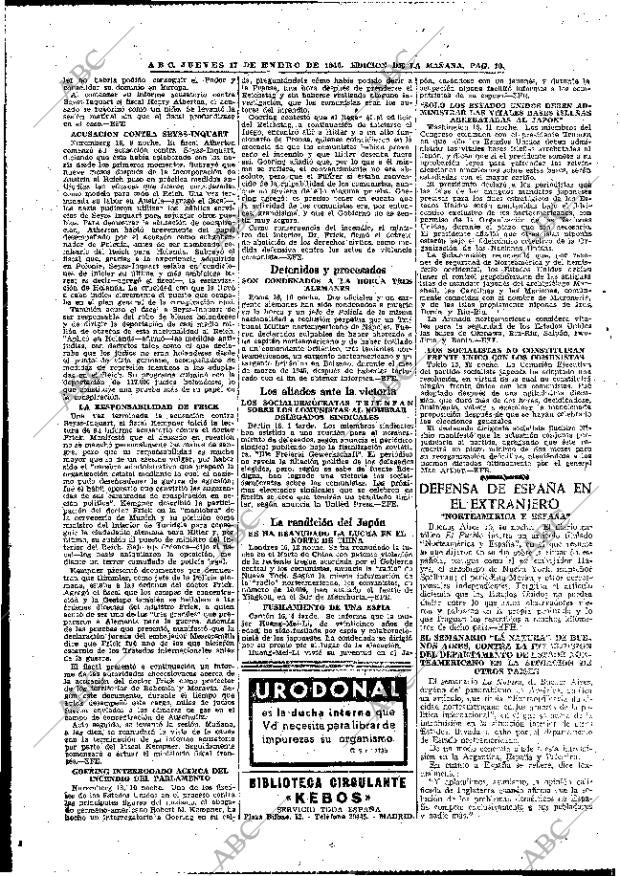 ABC MADRID 17-01-1946 página 10