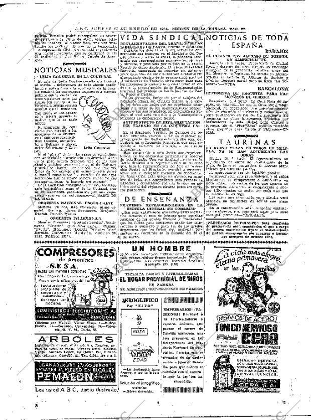 ABC MADRID 17-01-1946 página 22