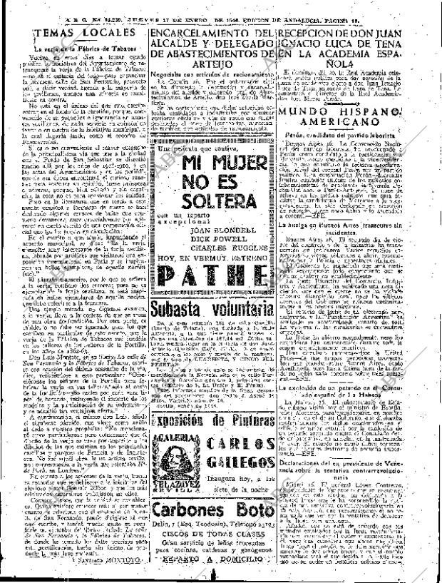 ABC SEVILLA 17-01-1946 página 15