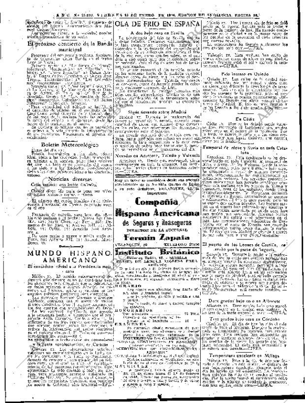 ABC SEVILLA 18-01-1946 página 16