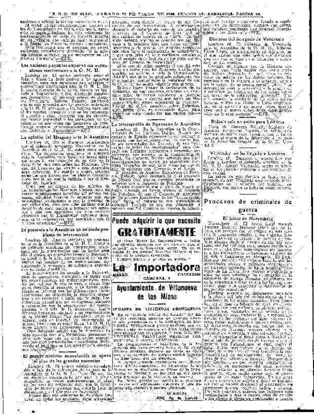 ABC SEVILLA 19-01-1946 página 8
