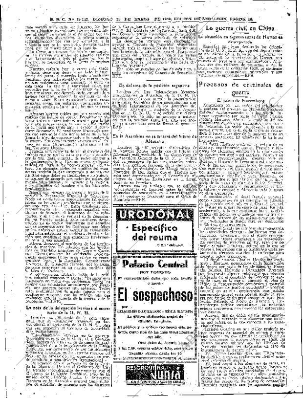 ABC SEVILLA 20-01-1946 página 18