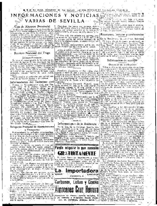 ABC SEVILLA 20-01-1946 página 25