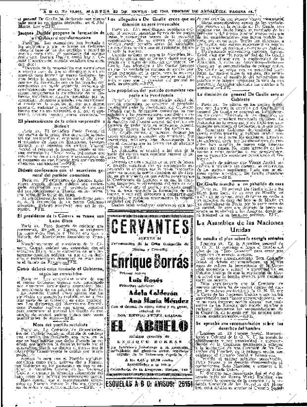 ABC SEVILLA 22-01-1946 página 16