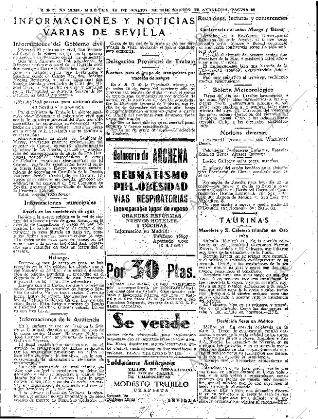 ABC SEVILLA 22-01-1946 página 23