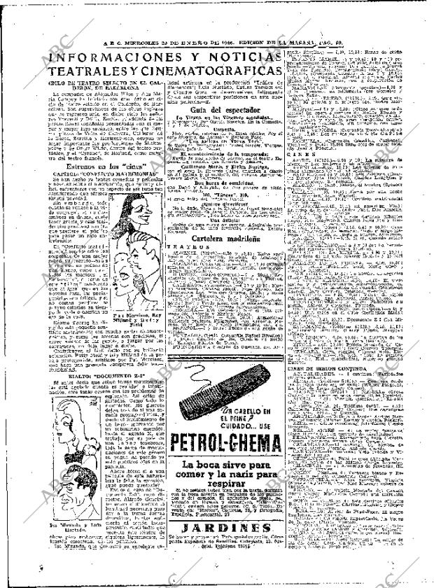 ABC MADRID 23-01-1946 página 20