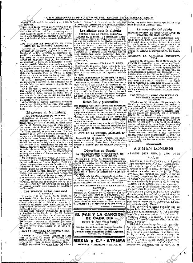 ABC MADRID 23-01-1946 página 9