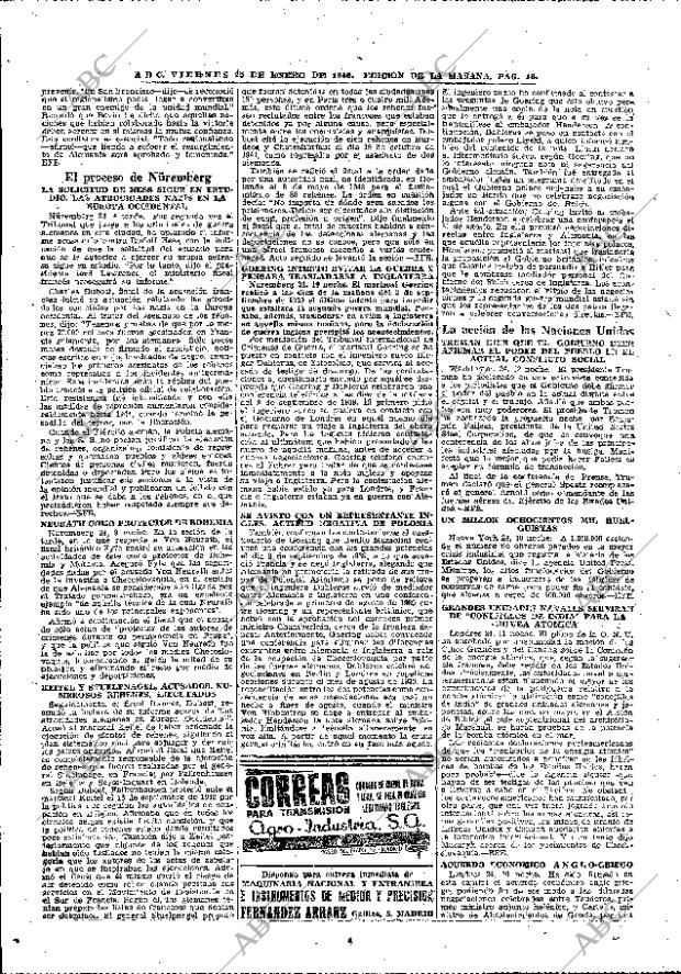 ABC MADRID 25-01-1946 página 18