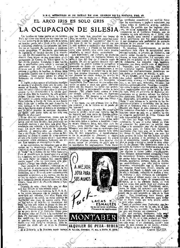 ABC MADRID 30-01-1946 página 13