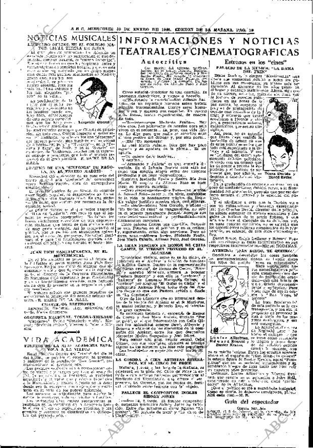 ABC MADRID 30-01-1946 página 19