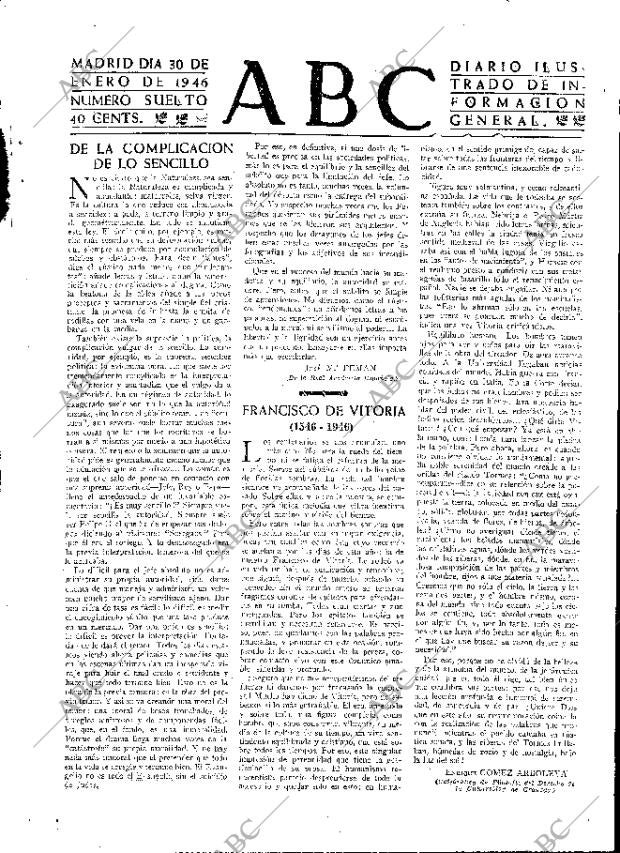ABC MADRID 30-01-1946 página 3