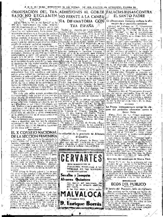 ABC SEVILLA 30-01-1946 página 11