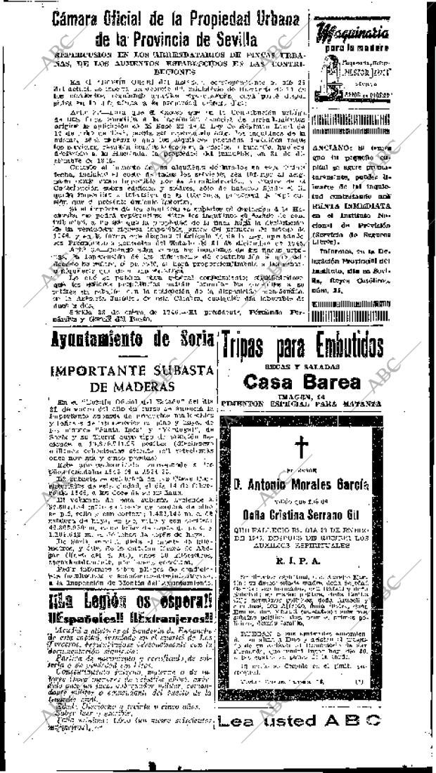 ABC SEVILLA 30-01-1946 página 20