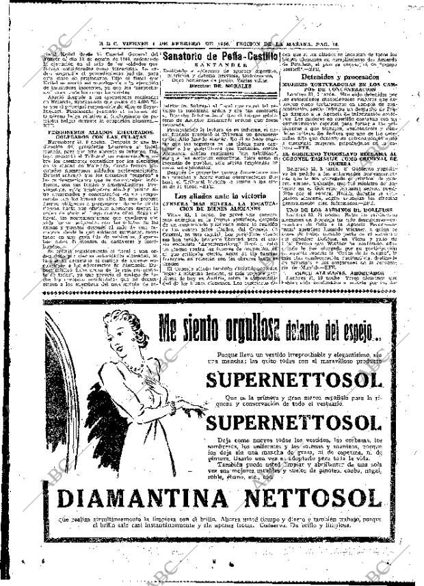 ABC MADRID 01-02-1946 página 16