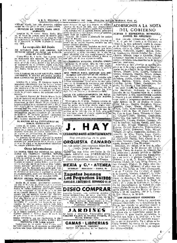 ABC MADRID 01-02-1946 página 17