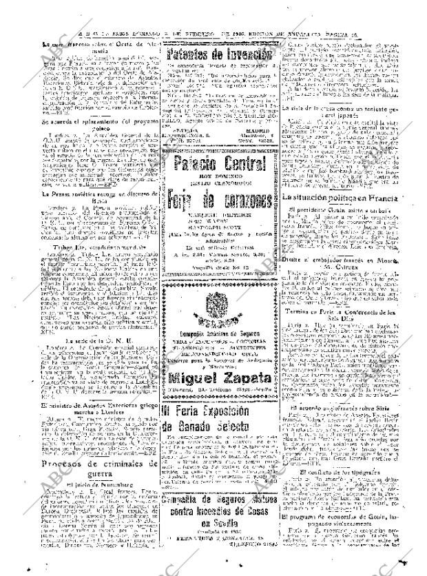 ABC SEVILLA 03-02-1946 página 2