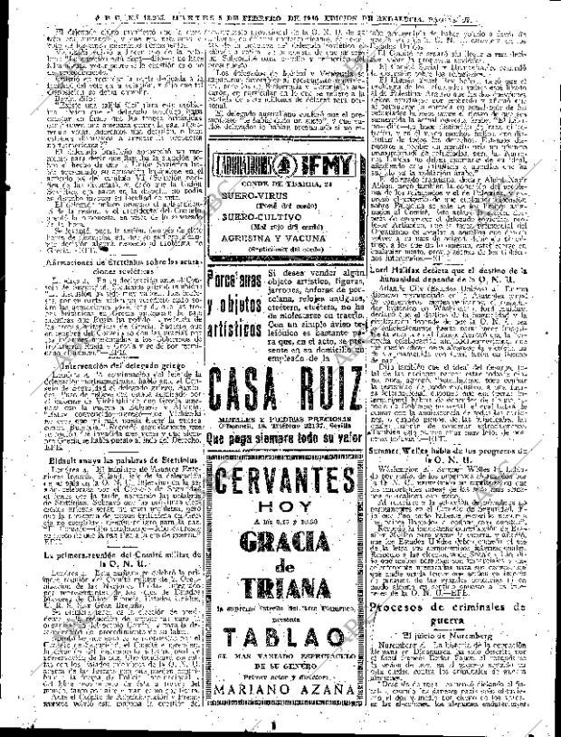 ABC SEVILLA 05-02-1946 página 17