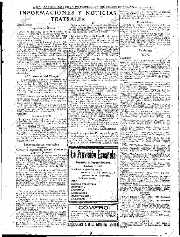 ABC SEVILLA 05-02-1946 página 33