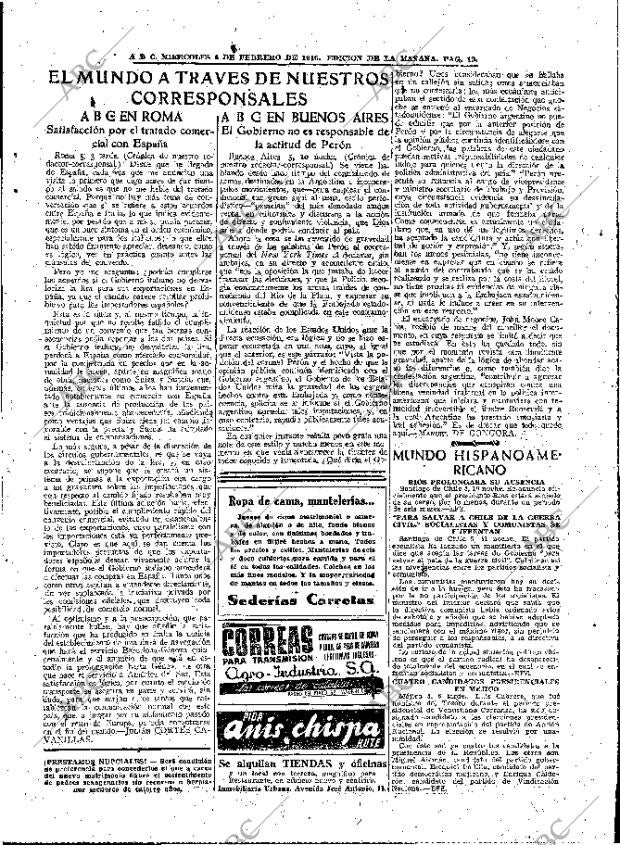 ABC MADRID 06-02-1946 página 13