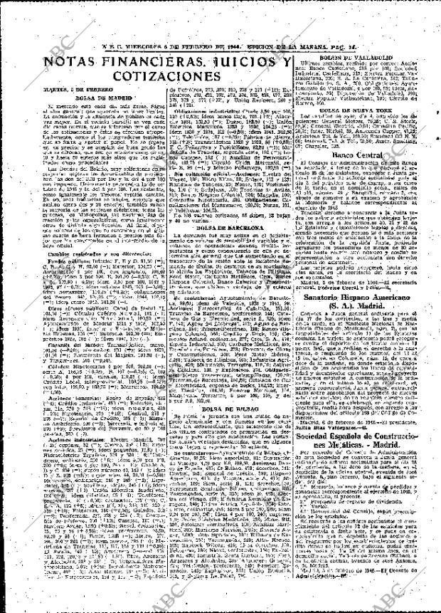 ABC MADRID 06-02-1946 página 14