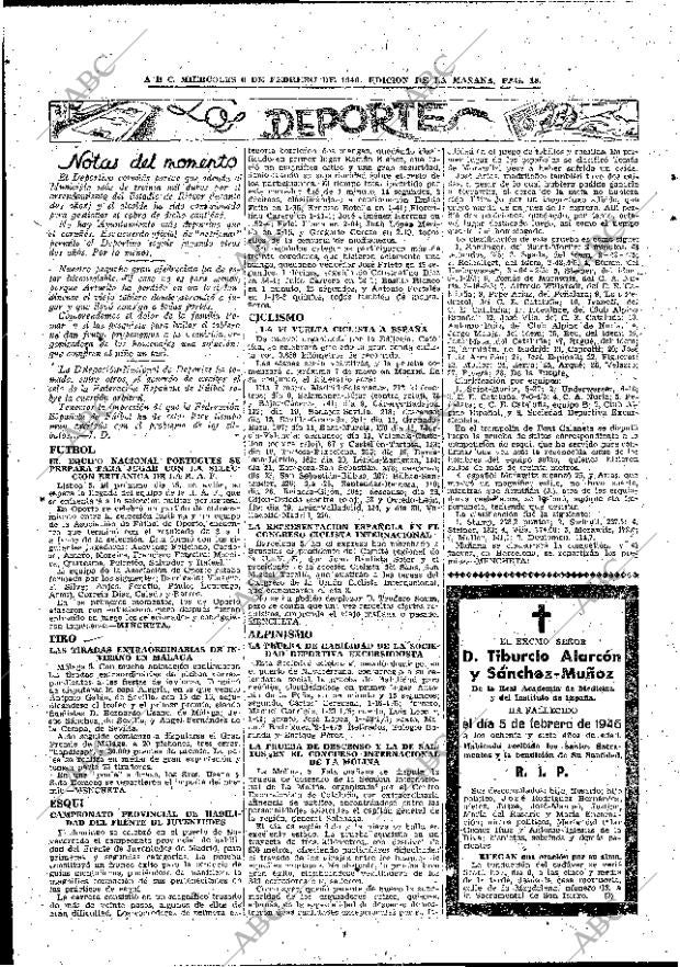 ABC MADRID 06-02-1946 página 18