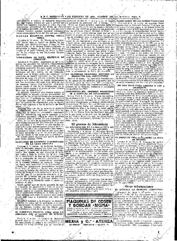 ABC MADRID 06-02-1946 página 9