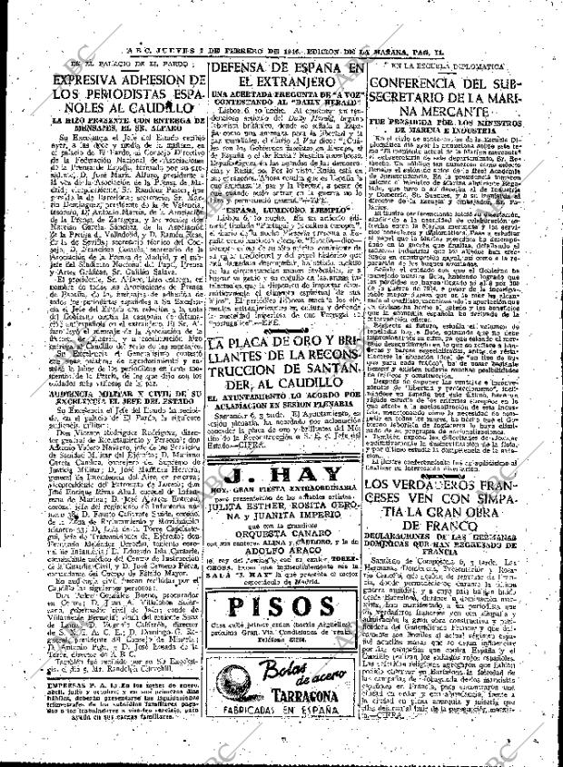 ABC MADRID 07-02-1946 página 11