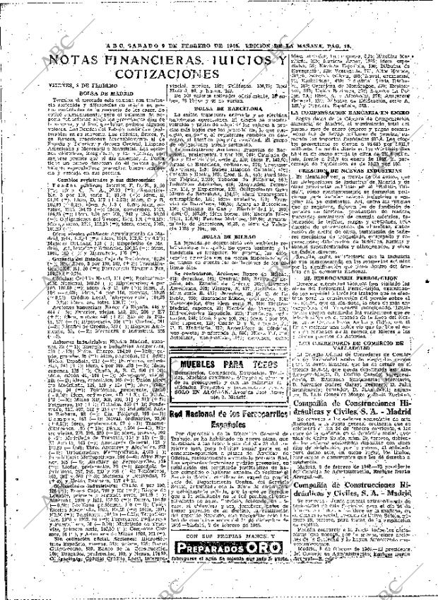 ABC MADRID 09-02-1946 página 16
