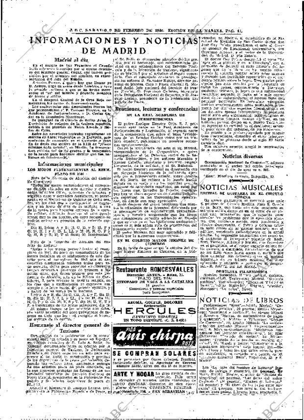 ABC MADRID 09-02-1946 página 17