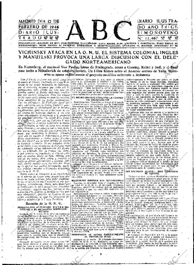 ABC MADRID 12-02-1946 página 15