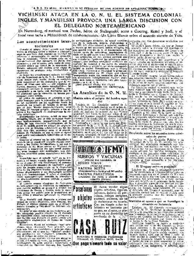 ABC SEVILLA 12-02-1946 página 17