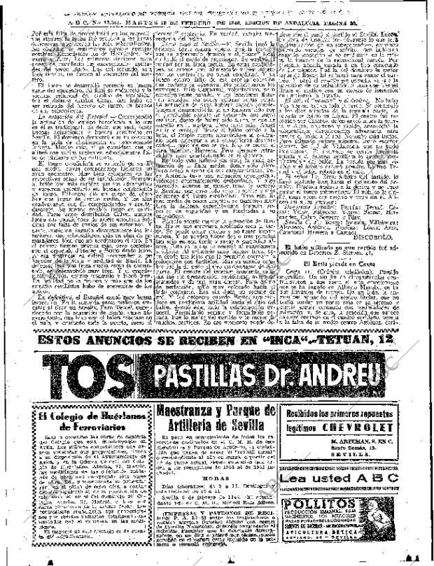 ABC SEVILLA 12-02-1946 página 28