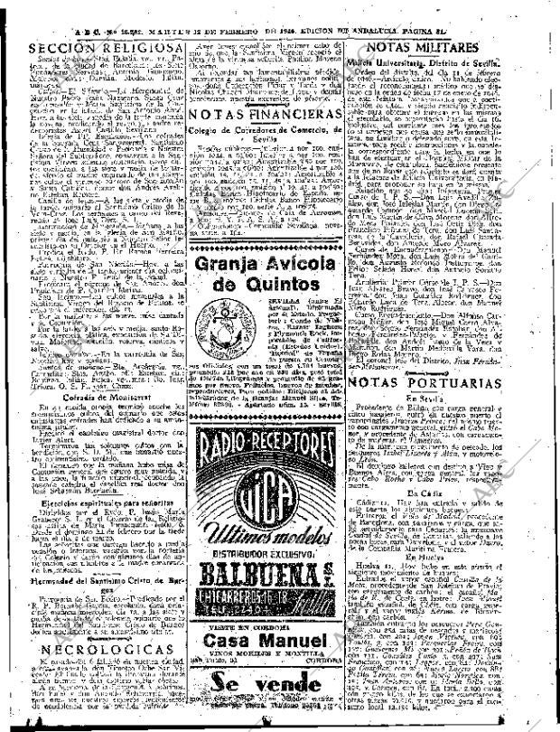ABC SEVILLA 12-02-1946 página 31