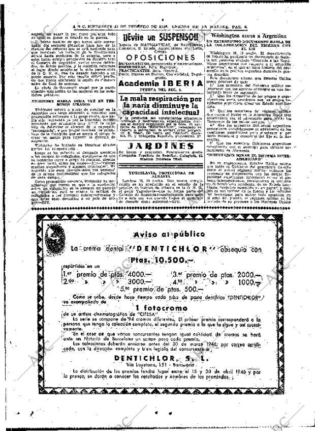 ABC MADRID 13-02-1946 página 8