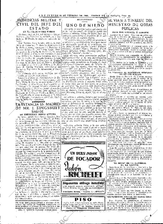 ABC MADRID 14-02-1946 página 11