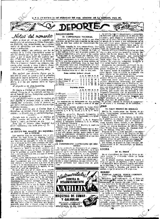 ABC MADRID 14-02-1946 página 21