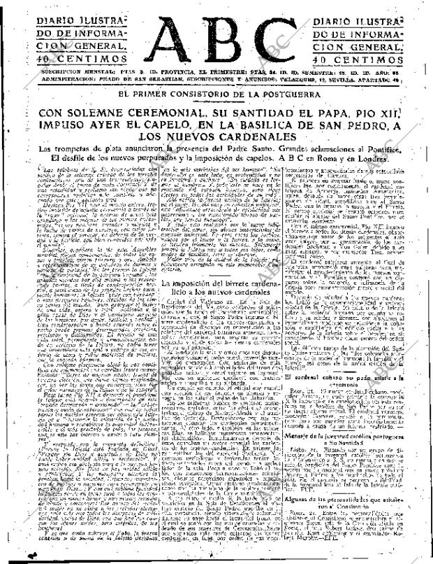 ABC SEVILLA 22-02-1946 página 7