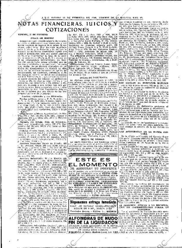 ABC MADRID 23-02-1946 página 16